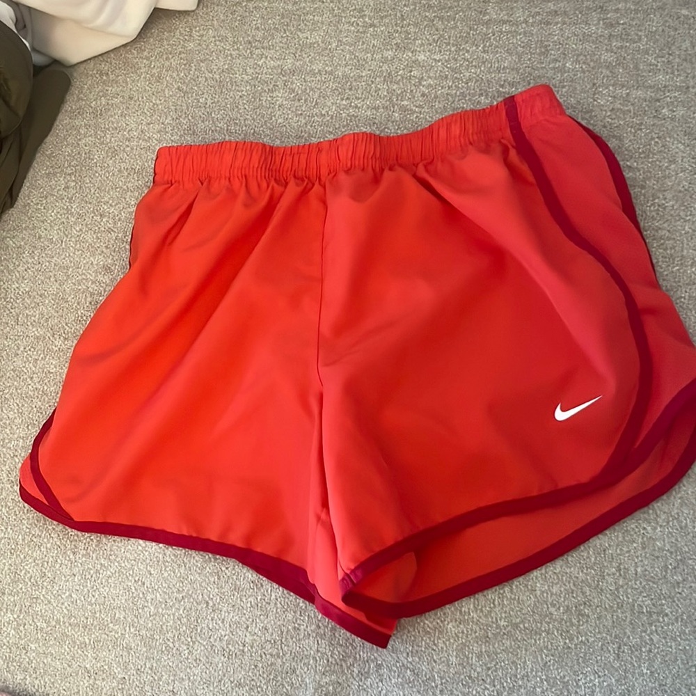Nike red shorts like new